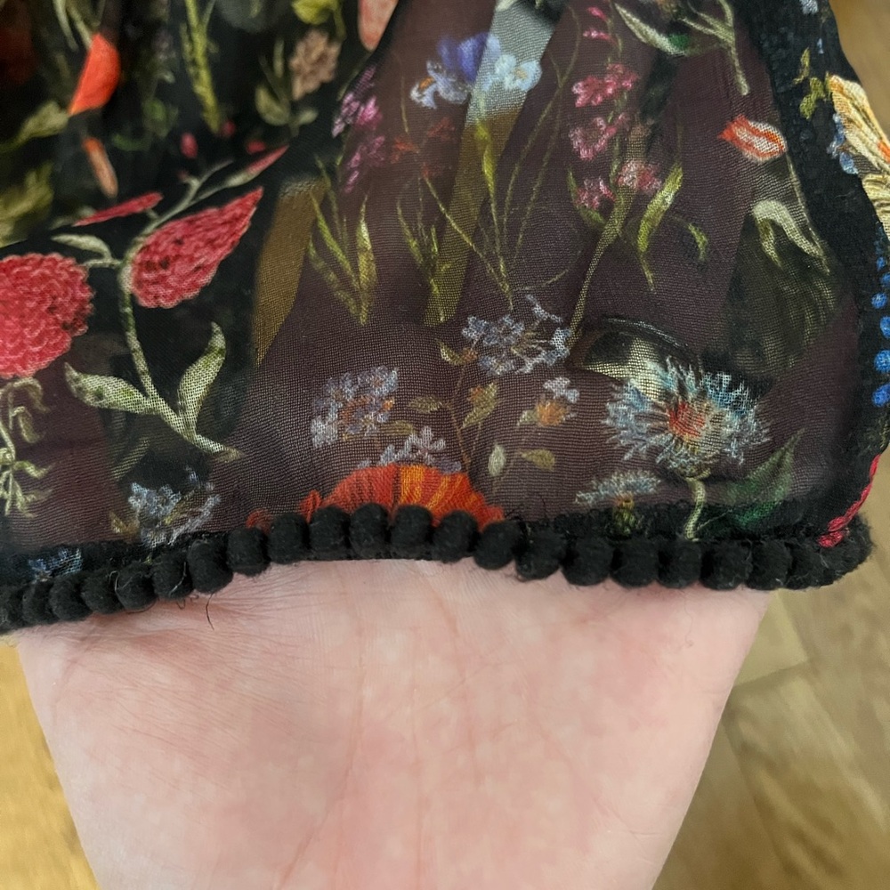 Payal Jain Black Floral Dress Size XS - Picture 8 of 8